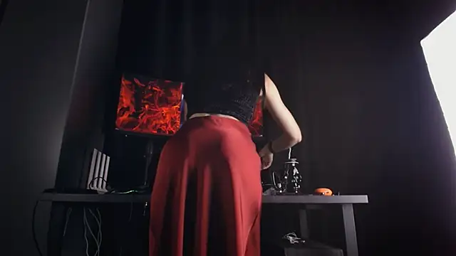 Snapshot of DarkSpark_ chatting on December 2025 10:14:02 AM DarkSpark online show from December 2025 10:14:02 AM