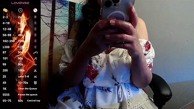 Snapshot of Whisperingfire chatting on May 2026 08:09:01 PM Whisperingfire online show from May 2026 08:09:01 PM