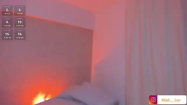 miah luv online show from March 2026 04:35:01 PM