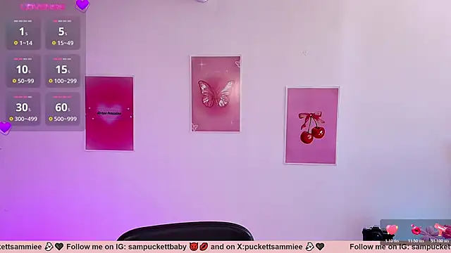 Snapshot of Sampuckettbaby chatting on February 2026 05:46:01 PM Sampuckettbaby online show from February 2026 05:46:01 PM