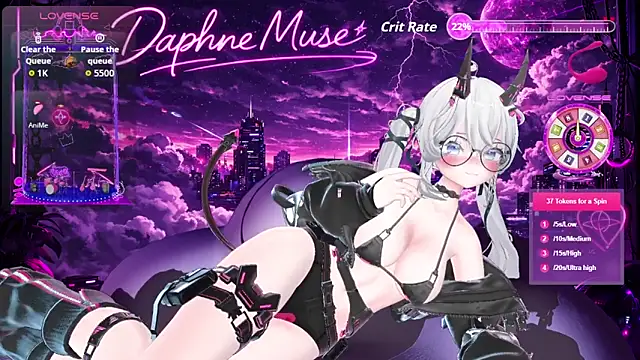 Muse Daphne online show from March 2026 08:09:01 PM