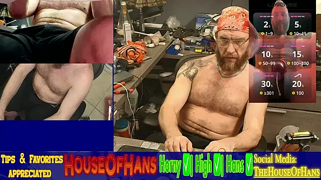 HouseOfHans online show from April 2026 01:18:01 PM