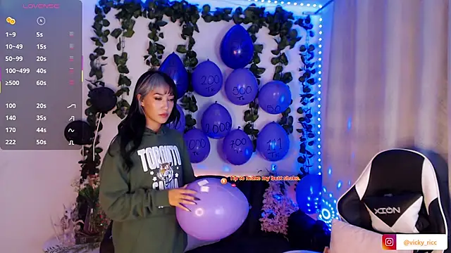 viicky r online show from February 2026 12:50:01 AM