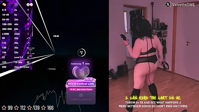 Snapshot of VelvetteSWE chatting on June 2026 05:57:02 AM VelvetteSWE online show from June 2026 05:57:02 AM