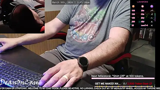 DeanonCam online show from March 2026 08:56:01 PM