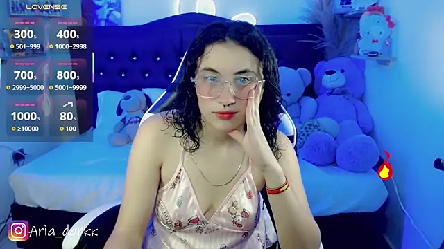 AriaDark online show from March 2026 10:10:02 PM