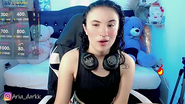 AriaDark online show from February 2026 09:03:02 PM