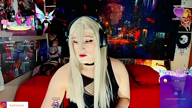 Snapshot of Hakudoll chatting on July 2026 12:44:01 AM Hakudoll online show from July 2026 12:44:01 AM