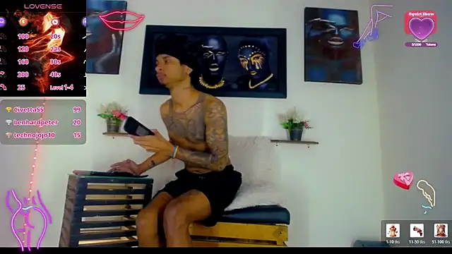 Tatoo Noah online show from March 2026 01:21:01 PM