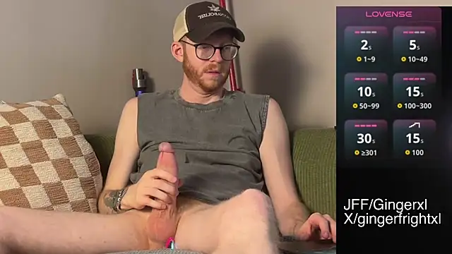 Gingerxl8 online show from June 2026 06:40:01 PM