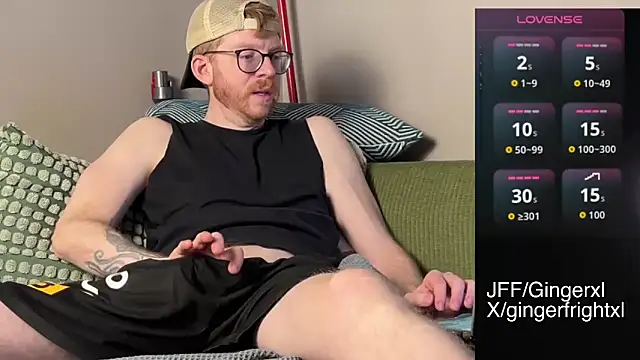 Gingerxl8 online show from May 2026 12:09:01 AM