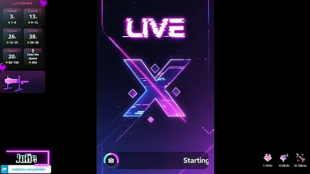 Julieibix online show from March 2026 03:09:01 PM