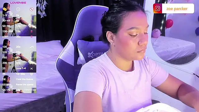 ZoeParcker online show from March 2026 07:21:02 PM