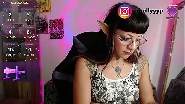 Snapshot of Mollyyp chatting on February 2026 09:09:01 AM Mollyyp online show from February 2026 09:09:01 AM