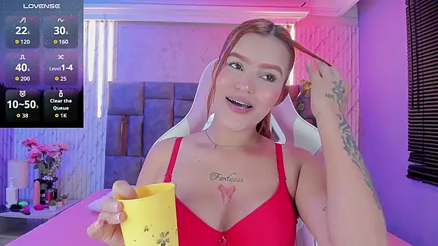 ZharaRousse online show from April 2026 12:22:01 PM