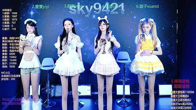 SKY9421 online show from April 2026 03:40:02 PM