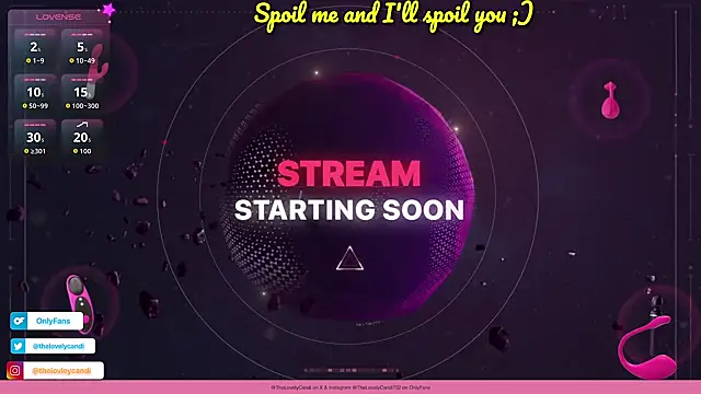 Snapshot of TheLovelyCandi chatting on March 2026 09:00:01 PM TheLovelyCandi online show from March 2026 09:00:01 PM