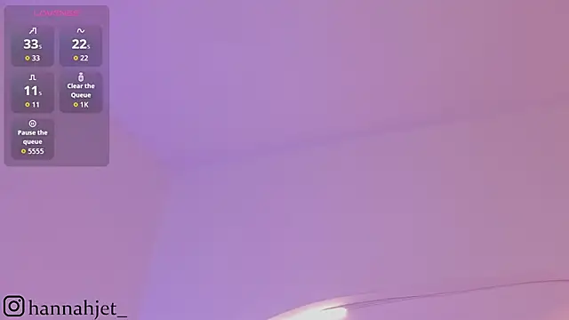 hannah jet online show from May 2026 07:34:01 PM