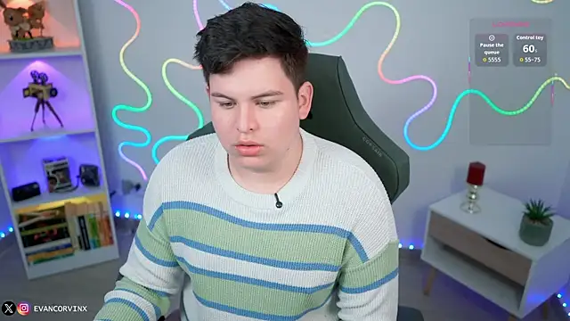 EvanCorvinx online show from February 2026 03:02:02 PM