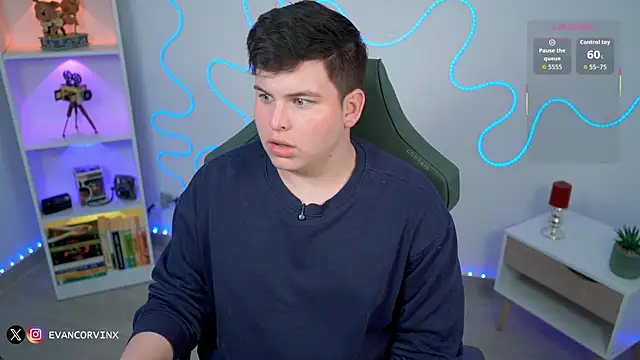 EvanCorvinx online show from February 2026 05:46:01 PM