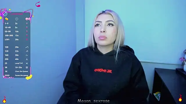 Megan sexrosse online show from April 2026 03:10:02 AM