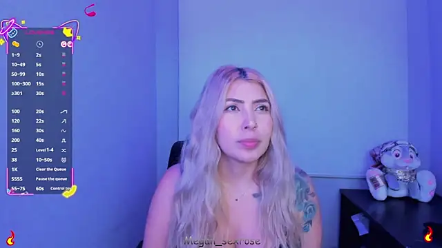 Megan sexrosse online show from April 2026 04:25:01 AM