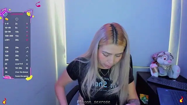 Megan sexrosse online show from April 2026 07:09:01 PM