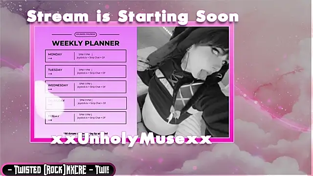 xxunholymusexx online show from July 2026 09:10:01 PM