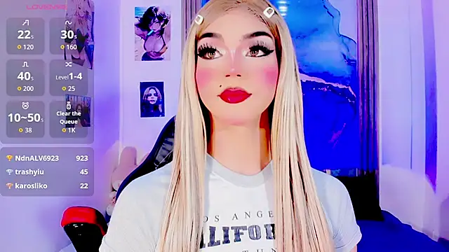 blonde queen- online show from July 2026 07:11:02 PM