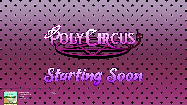 Snapshot of PolyCircus chatting on June 2026 05:50:01 AM PolyCircus online show from June 2026 05:50:01 AM