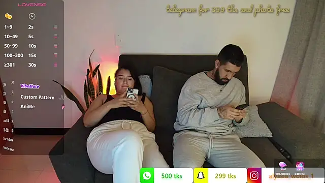 Alyssa and DAngelo online show from July 2026 02:12:01 AM