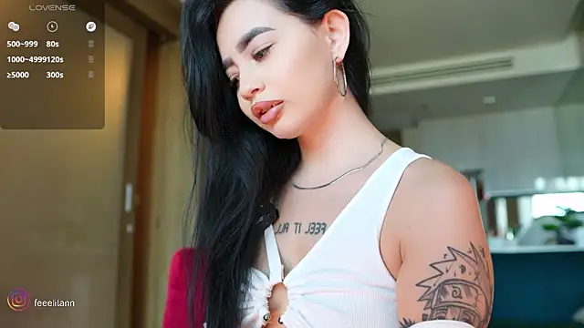 Snapshot of feelitann chatting on June 2026 06:32:02 AM feelitann online show from June 2026 06:32:02 AM