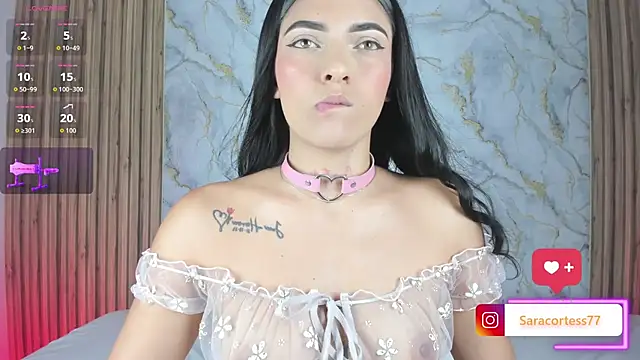 Saracortess online show from June 2026 10:53:02 PM