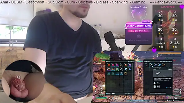 Snapshot of Panda-WolfX chatting on July 2026 03:22:01 PM Panda-WolfX online show from July 2026 03:22:01 PM
