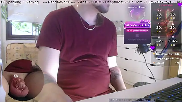 Snapshot of Panda-WolfX chatting on July 2026 03:46:02 PM Panda-WolfX online show from July 2026 03:46:02 PM