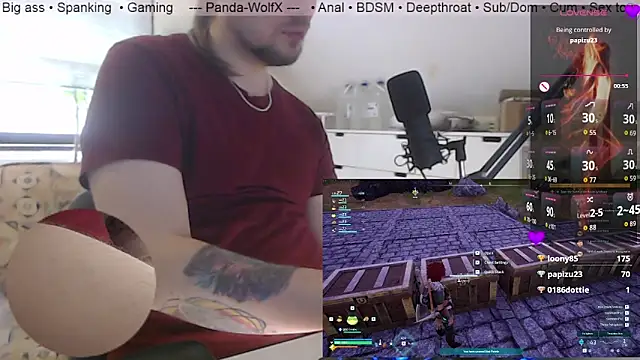 Snapshot of Panda-WolfX chatting on July 2026 07:19:01 AM Panda-WolfX online show from July 2026 07:19:01 AM