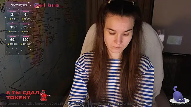 Girl Ksenia online show from February 2025 10:15:02 PM