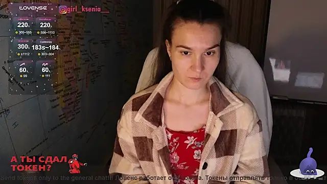 Girl Ksenia online show from February 2025 10:22:02 PM
