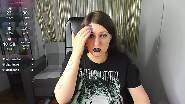 Snapshot of Black_Black_Rose chatting on October 2025 03:43:01 AM Black Black Rose online show from October 2025 03:43:01 AM