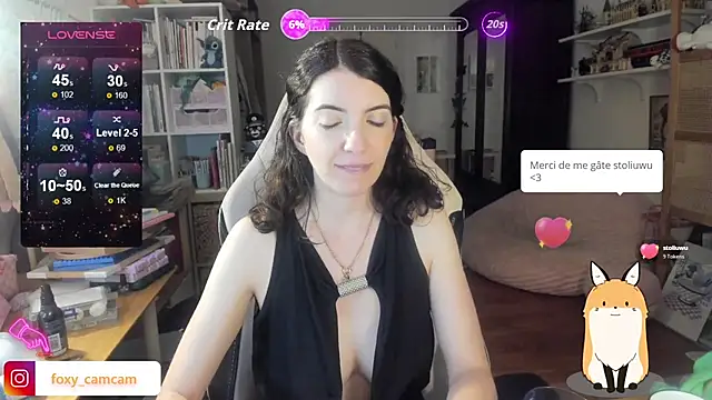 Foxy c online show from June 2026 08:41:01 PM