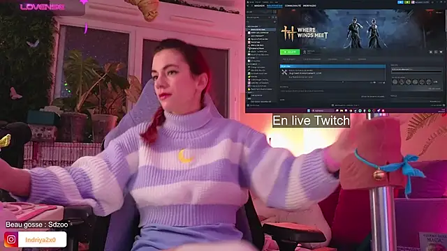 Snapshot of Indriya2x0 chatting on November 2025 08:09:02 PM Indriya2x0 online show from November 2025 08:09:02 PM