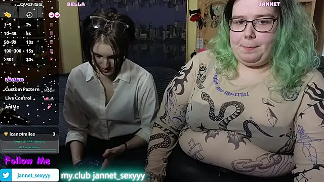 JannetPie online show from March 2026 12:21:01 PM