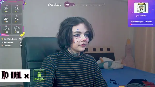 Snapshot of Dark__Elf chatting on October 2025 09:59:01 PM Dark Elf online show from October 2025 09:59:01 PM