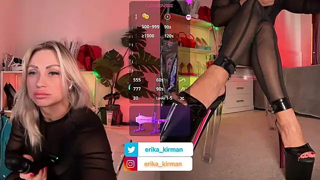 Erika Kirman online show from September 2025 12:49:02 PM
