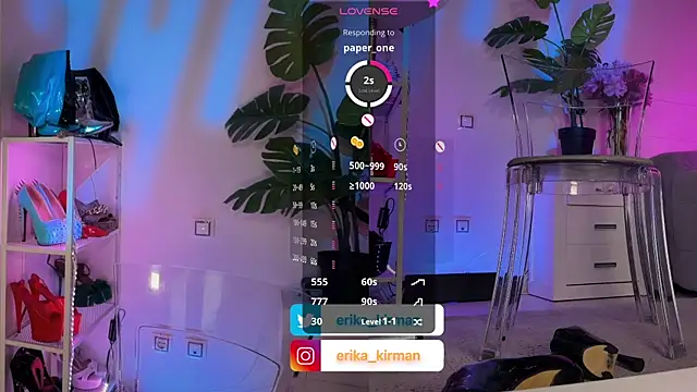 Erika Kirman online show from June 2026 10:04:01 AM