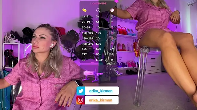 Erika Kirman online show from September 2025 03:56:02 PM