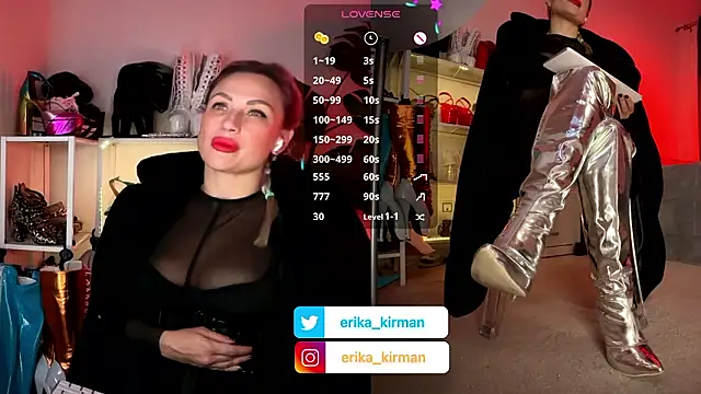 Erika Kirman online show from January 2026 01:04:01 PM
