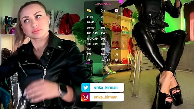 Erika Kirman online show from November 2025 03:56:01 PM