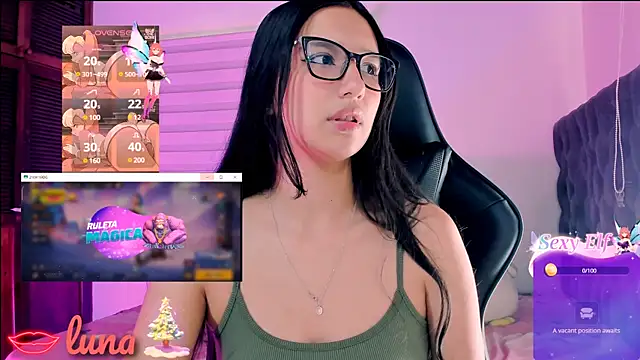 Snapshot of Luniverse chatting on December 2024 07:17:01 PM Luniverse online show from December 2024 07:17:01 PM