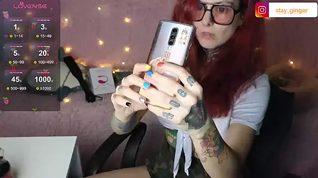 Ginger Stay online show from March 2025 07:52:01 PM